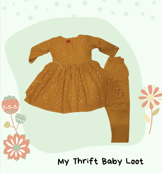 Preloved Vastramay girls indian suit (2-4 years)